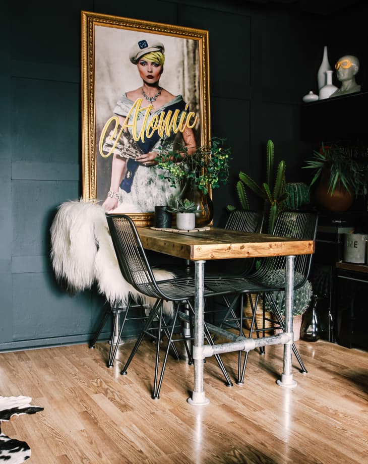 Dark Moody Kitchen Rental Idea | The Kitchn